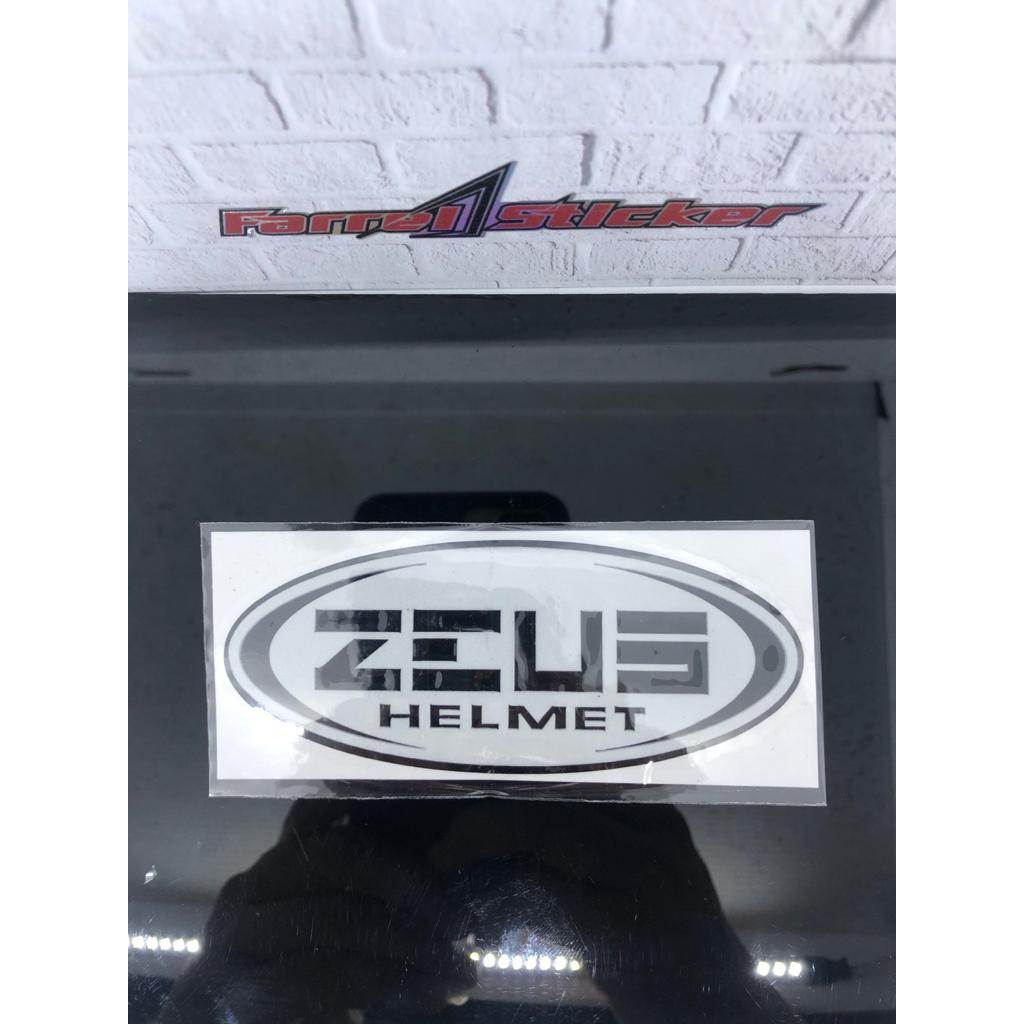 Stiker helm sticker helmet zeus