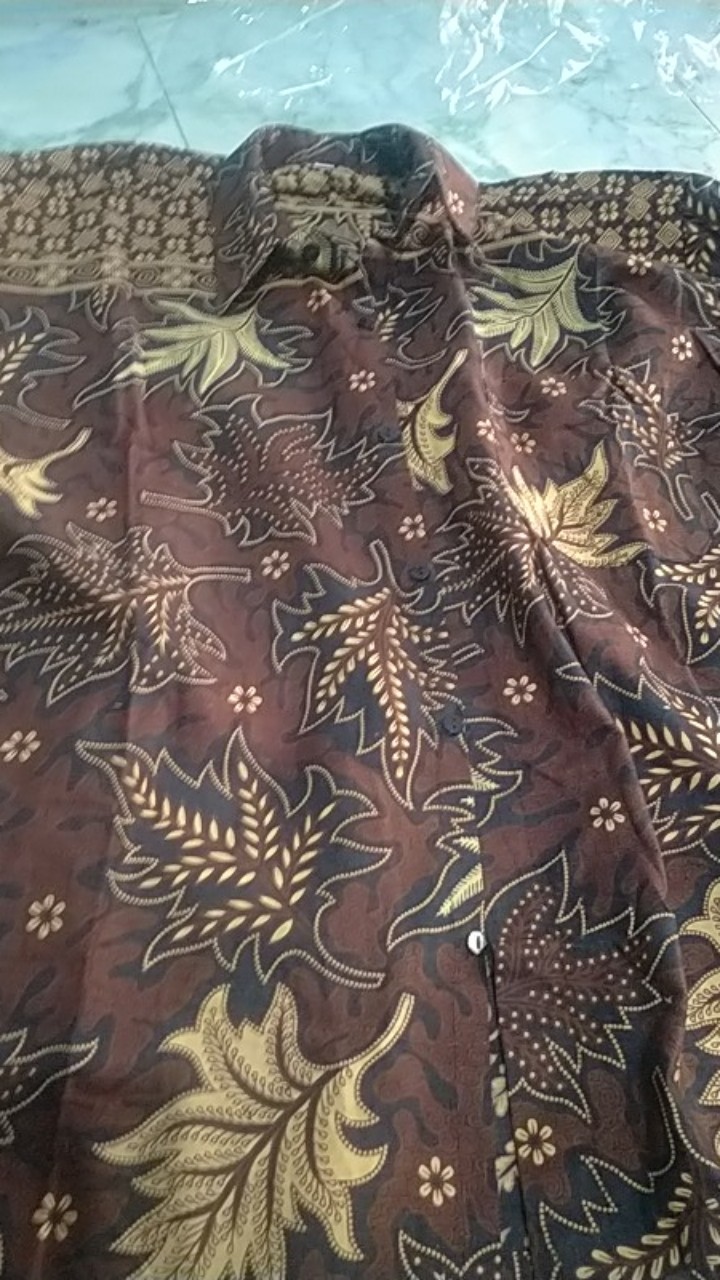 Batik Pria M, L, Xl, Xxl - Baju Batik - Kemeja Batik Pekalongan Lengan Pendek Abadi Batik