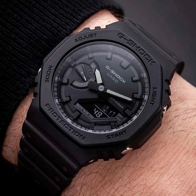 G-Shock GA2100 Original BM Jam Tangan Pria Dual Time 48mm