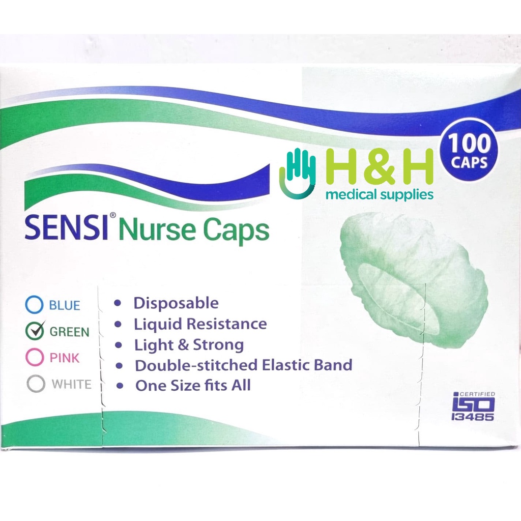 Nurse Cap Sensi / Tutup Kepala Perawat / Pelindung Kepala Sensi / Head Cap Sensi / Hair Cap / Penutup Kepala