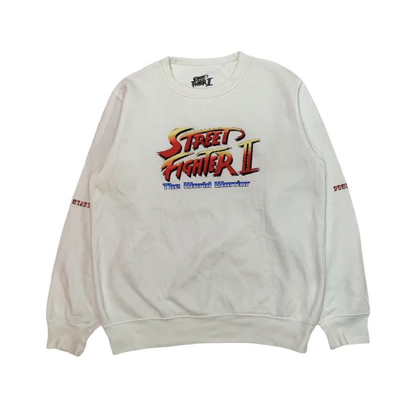 crewneck street fighter original preloved bekas second vintage