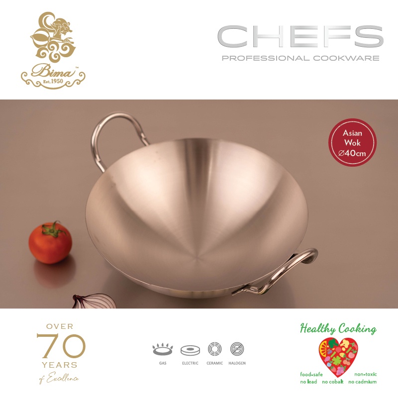 Bima Chefs Asian Wok 40 cm