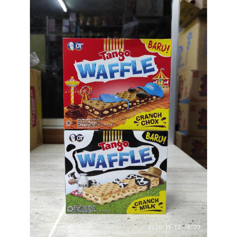 

TANGO WAFFLE CRUNCHCHOX MILK 7 GRAM X 20 PCS