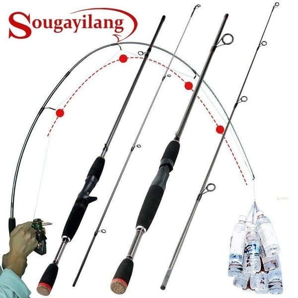 Sougayilang Joran Pancing 1.8M Max Drag 5 Kg - baitcasting