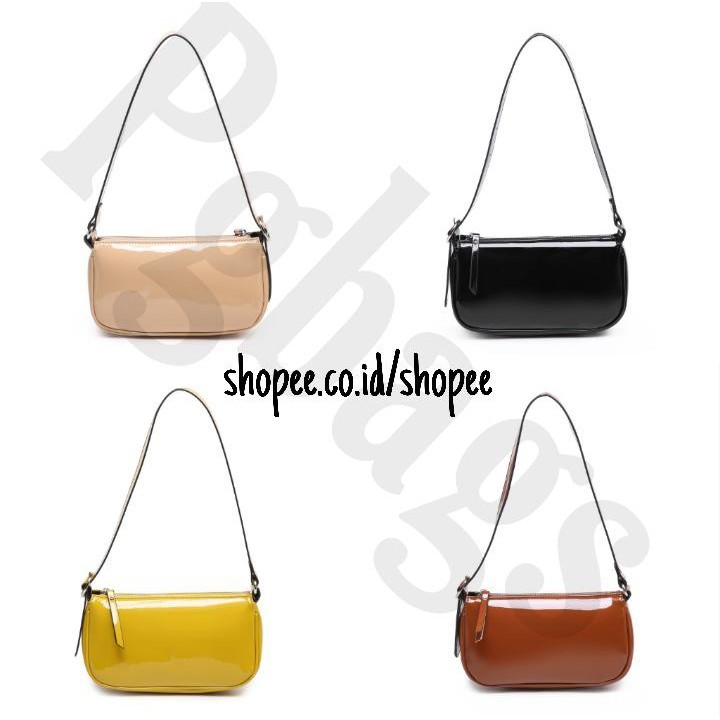 PGBAGS_SHOULDER BAG WANITA GLOW STRADAVARIUS FASHION IMPORT 2 MOTIF PREMIUM #615630