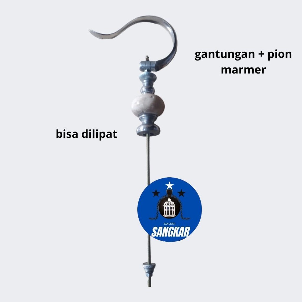 GANTUNGAN SANGKAR LIPAT PLUS PION SANGKAR LOVEBIRD KOTAK SANGKAR MURAI