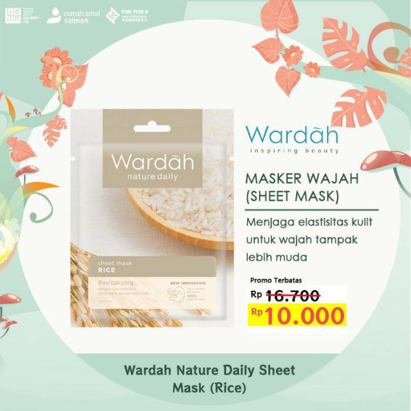 sheet mask wardah
