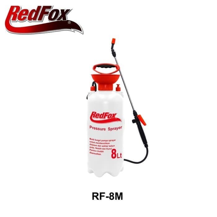 NEW!!!Redfox Pompa Semprot Hama Manual 5 L Dan 8 L Tengki/Tangki Semprot Hama Pompa Solo RF-5M