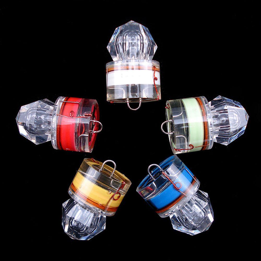 Agustinina Lampu Memancing LED Bawah Air Deep Drop Luminous Lure LED Lampu Ikan Cumi Strobo Memancing Aksesoris Memancing Umpan Cahaya