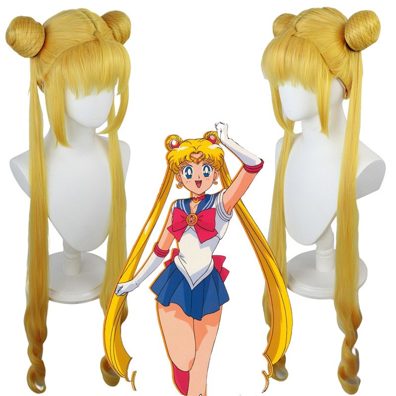 LOL-24 wig sailor moon usagi tsukino cosplay toko anime