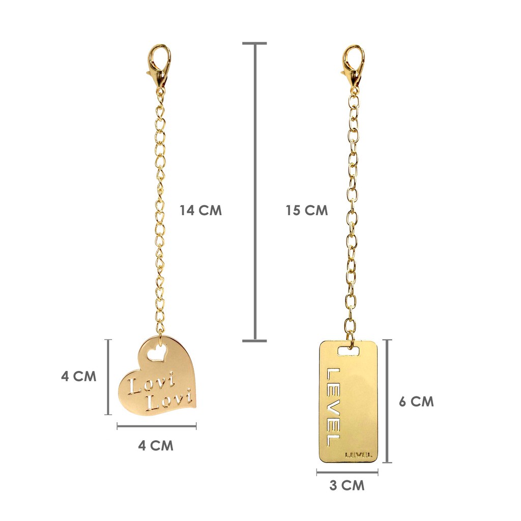 Fashionstoreku Aksesoris Gantungan Tas Fashion Wanita import