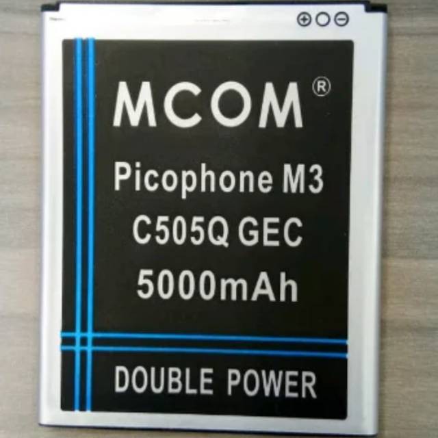 Batre Baterai Double Power Mcom Axio Axioo Picophone M3 C505Q GEC