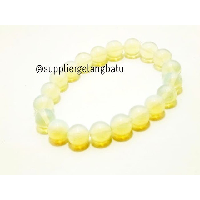 gelang batu kalimaya banten terapi healing stone 6 - 14mm ready stok fashionita aksesoris kesehatan