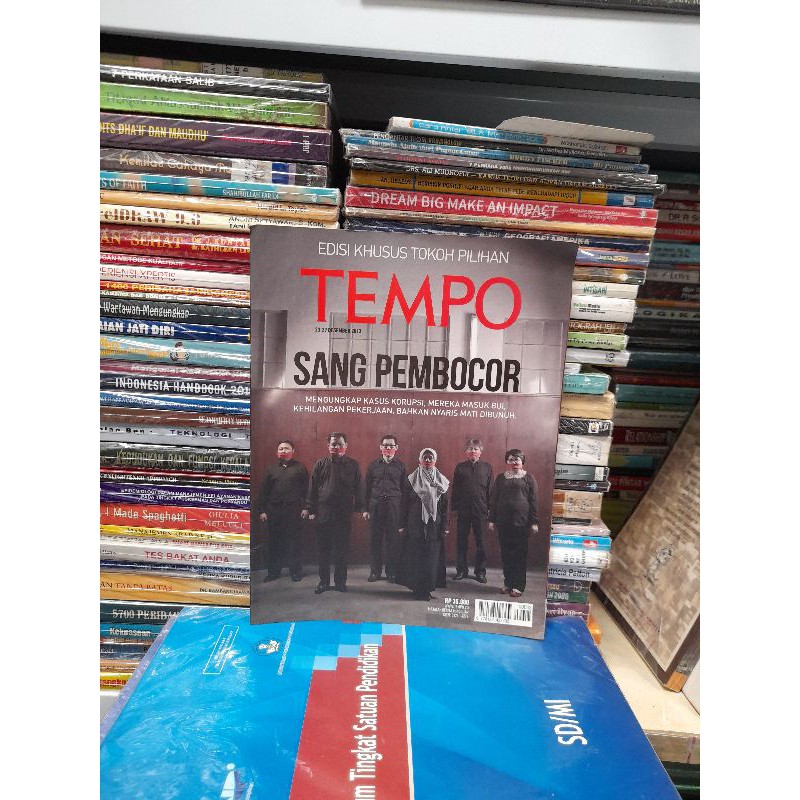 Original Buku Majalah Tempo Edisi Khusus Sang Pembocor 23 29 Desember 2013