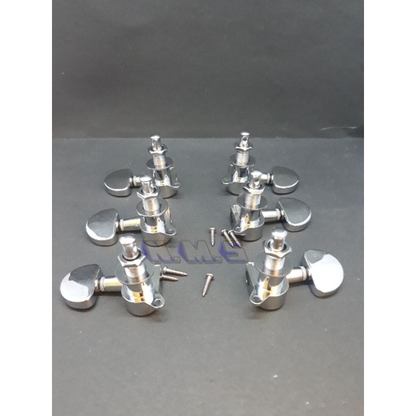 Grover Tuner Machine Driyer Gitar Akustik Tuning Peg Stainlles