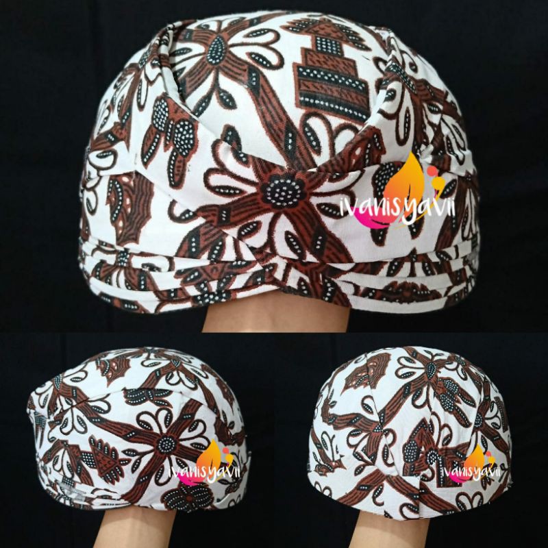 Blangkon SOLO/ SUNDA Polos, Motif Sido Mulyo