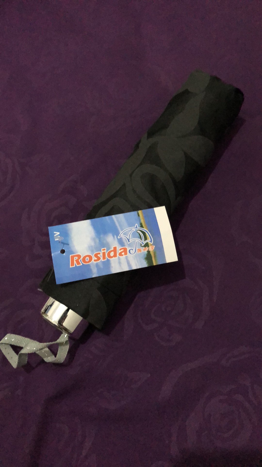 Payung Lipat 3 Motif Batik Kembang Hitam Kualitas Bagus