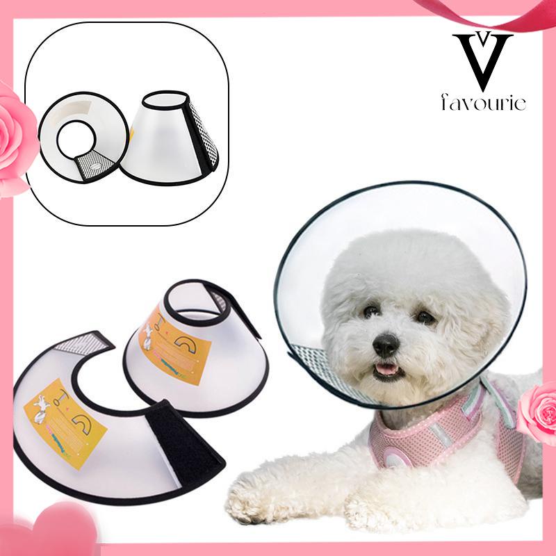 [COD]Cat Dog Collar Beauty Headgear Anti-menjilat Anti-gigitan Soft Edge Pet Collar-FA