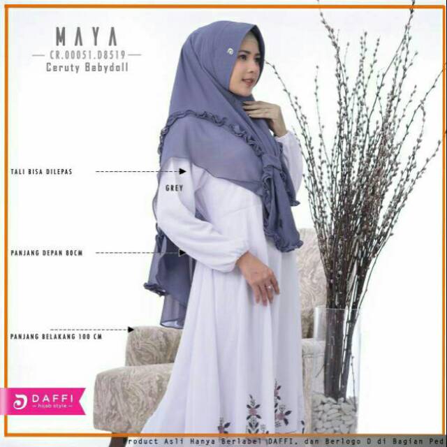 Daffi Jilbab. Khimar daffi ori