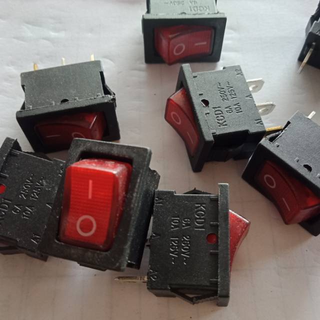 Switch saklar ac on off +lampu | Shopee Indonesia