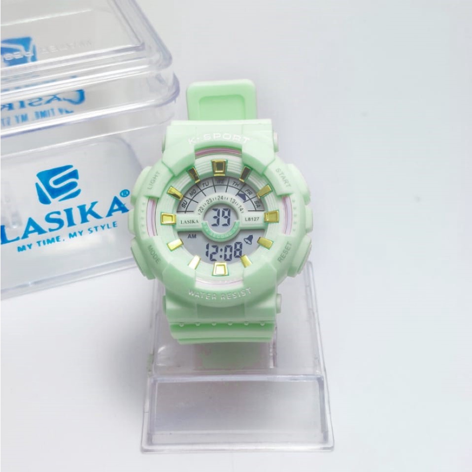 UNISEX Jam Tangan Lasika 8127 Digital Sporty Premium Anti Air