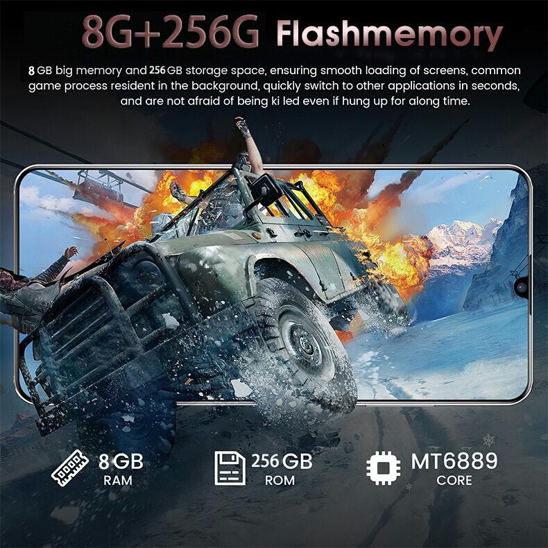 HP Android S21 Ultra RAM 8GB & ROM 256GB Jaringan 4G Smartphone 6.6
