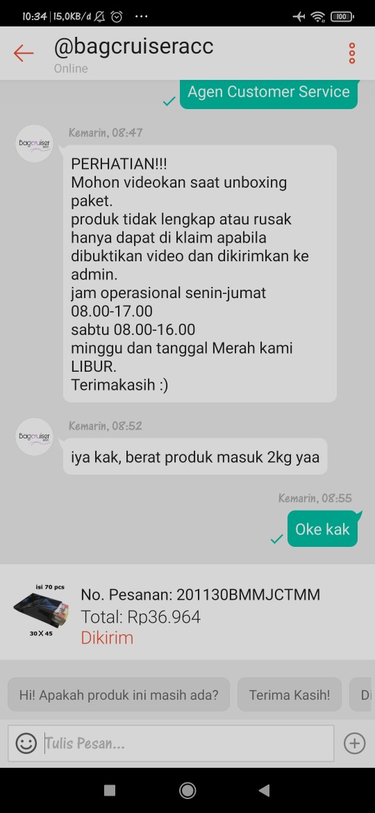 Termurah Amplop Plastik Polymailer Packing Online Shop 100pcs