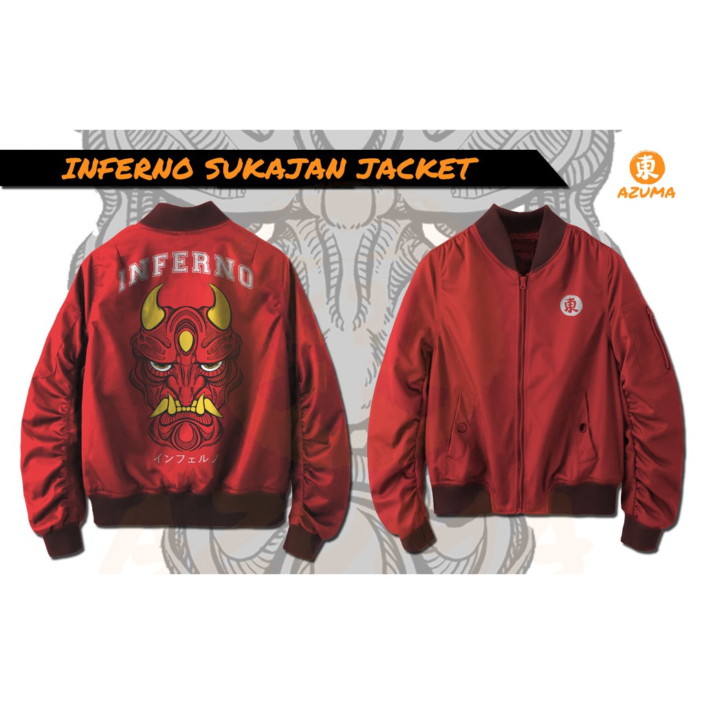 Jacket Bomber Inferno - Japanese Clothing Streetwear