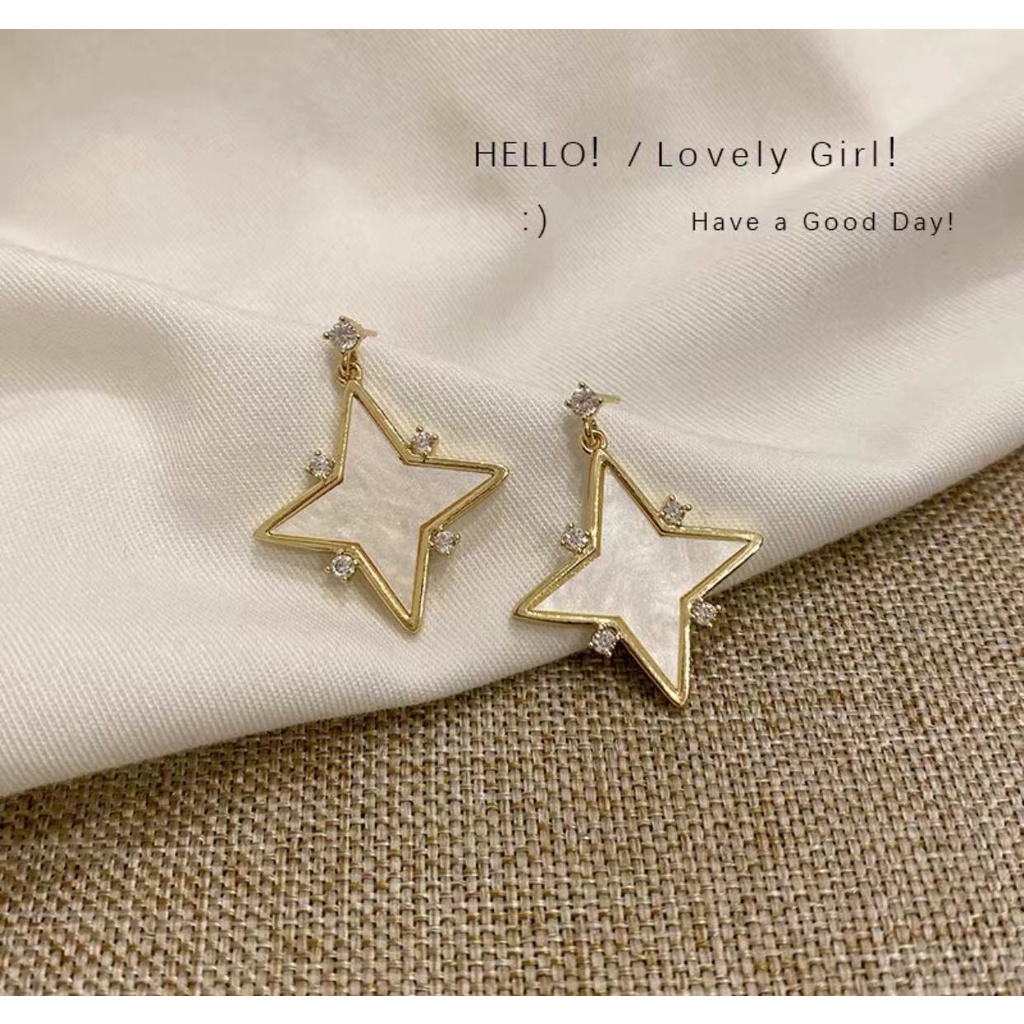 Anting fashion korea wanita model bintang A022