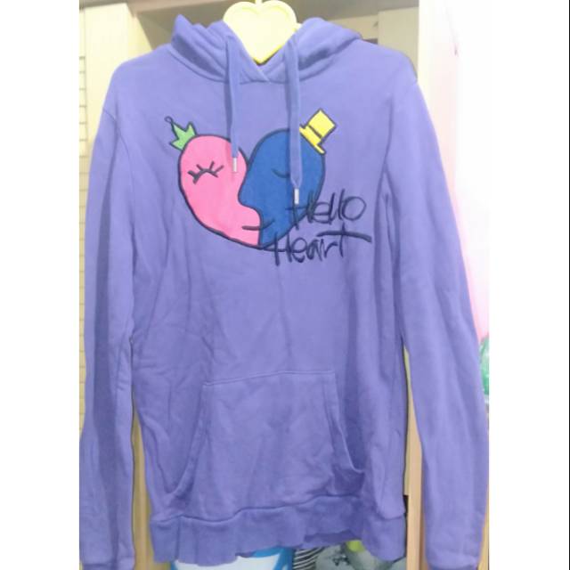 Hoodie ungu korea brand NII Qualified