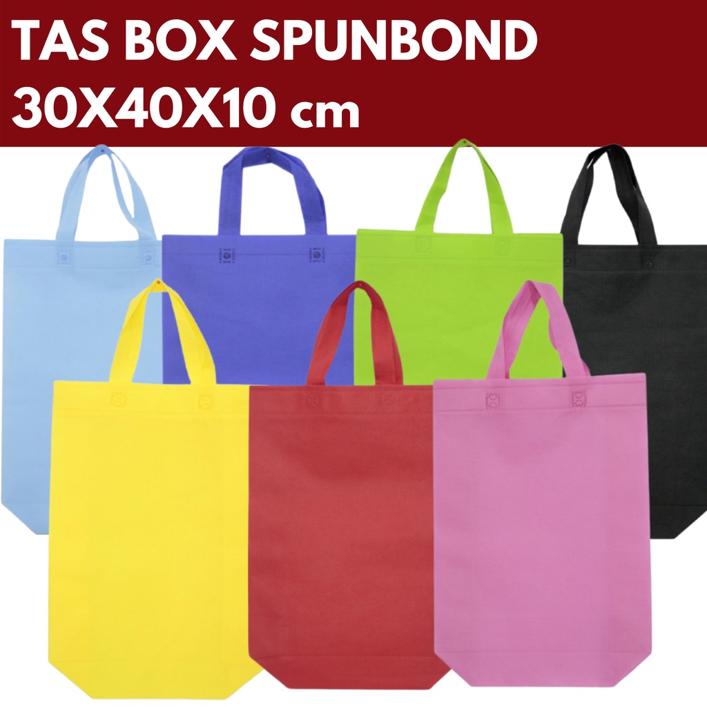 

TAS SPUNBOND BOX 30x40x10cm BIRU / HANDLE TALI GOODIE BAG Tas Belanja/Tas Ultah/Tas Press / Tas Hajatan / Tas Souvenir / Tas Nasi Kotak / Tas Custom Design/ Tas Belanja/ Tas Ultah/ Tas Promosi/ Tas Reuni/ Tas Spunbond Sablon/ Tas Spunbond Custom/ Tas Good