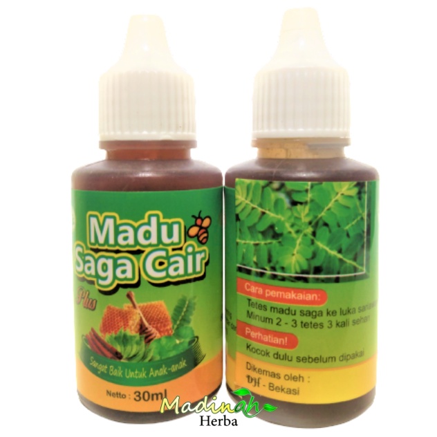 Saga Cair Plus/Madu Saga ( Obat Batuk Dan Sariawan Anak dan Dewasa