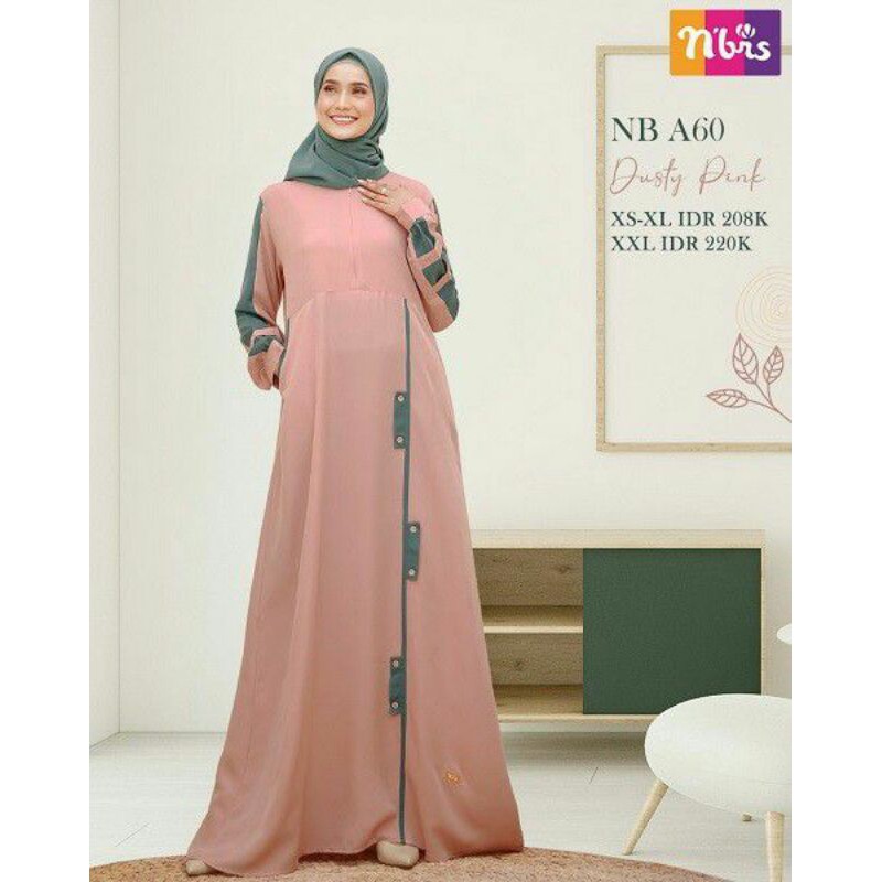 Gamis Nibras NB A60#gamismuslim#bajumuslim