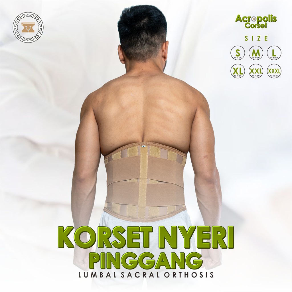 Korset Sakit Pinggang / Korset Kesehatan / Korset Nyeri Pinggang / Korset LSO / Korset Lumbal Hnp