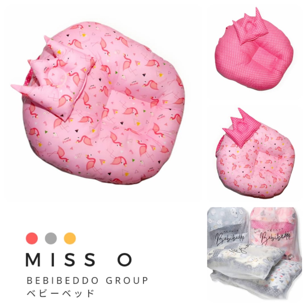 Sofa Bayi Belajar Duduk Miss Oo 001-Flaminggo Pink