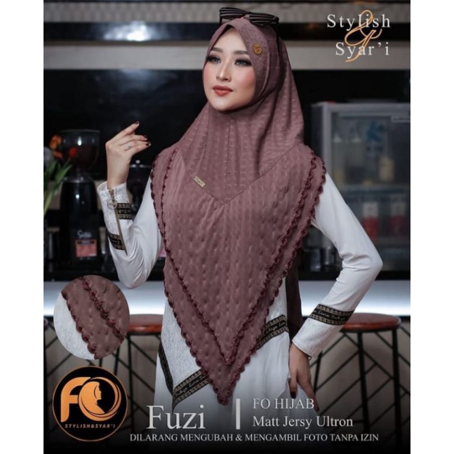 Jilbab Hijab FO Original Syar'i Fuji