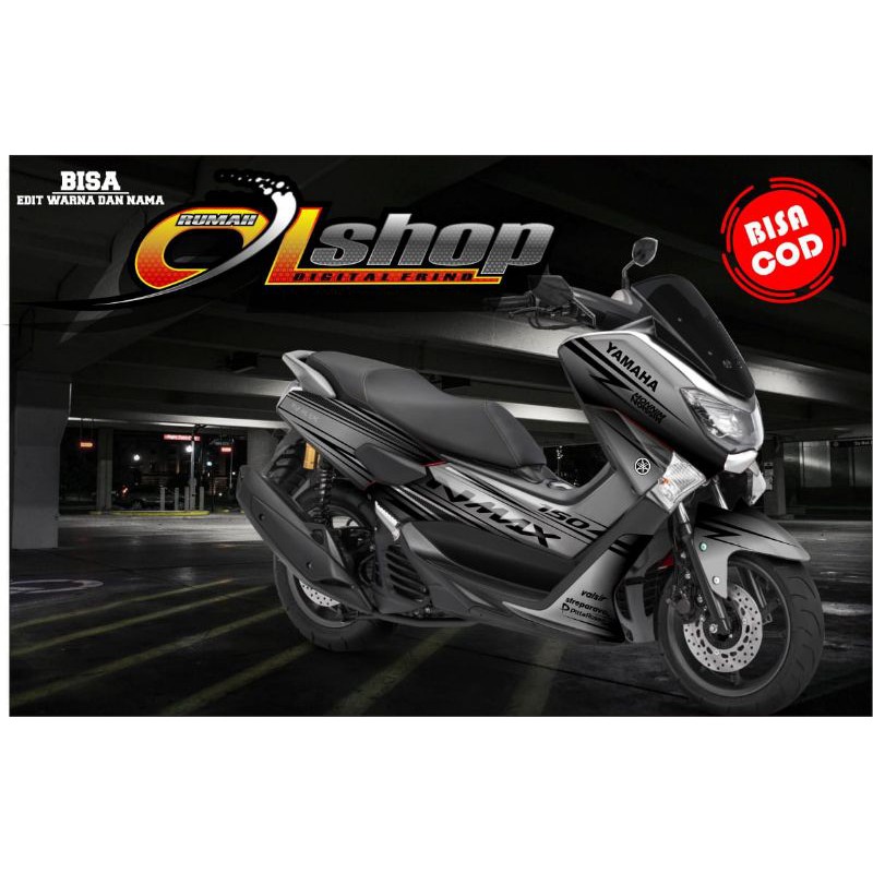 Sticker Decal NMAX Full Body Variasi grey kode 1059