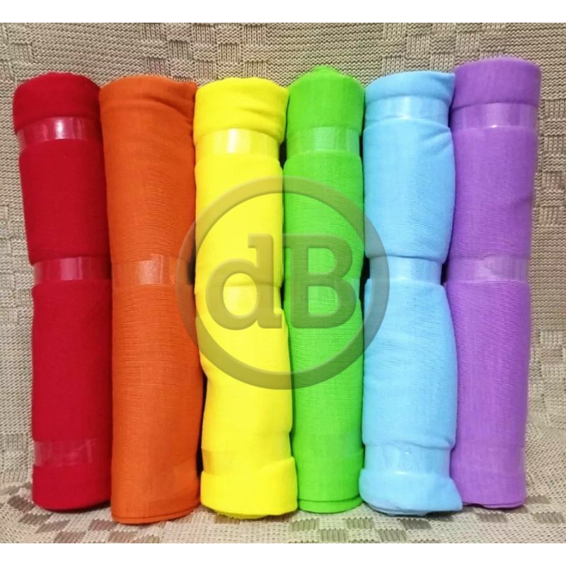 Bedong Bayi Halus SNI 6 in 1 Bedong Baby Rainbow Bedong Bayi Polos Pelangi Ukuran 90 x 100 cm