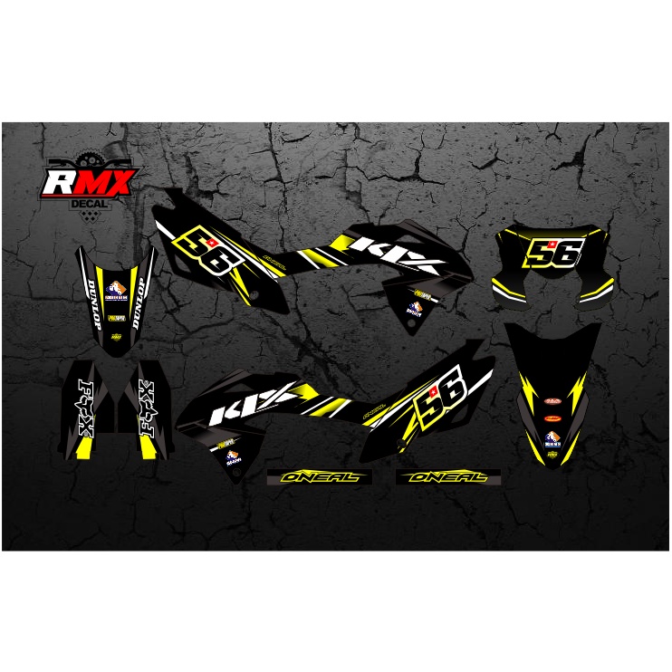 DECAL KLX BF FULLBODY (019) DEKAL STIKER KLX 150 BF/G/SE/NEW 2016 2017 2018 2019 2020 2021 2022 HITA