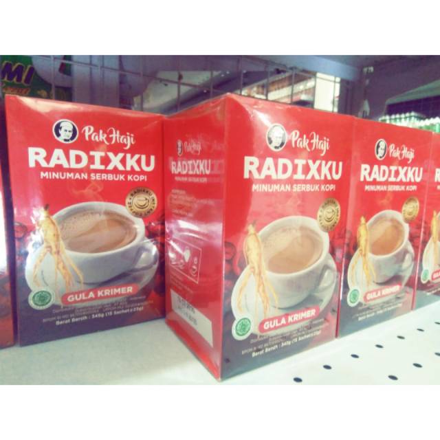 

Kopi Radixku Pak Haji Original Kemasan Baru Halal