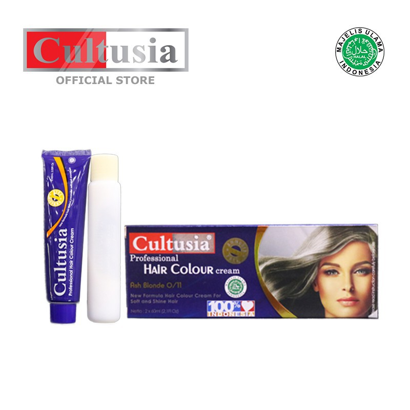 Cultusia Hair Color Ash Blonde 0 11 60 ML