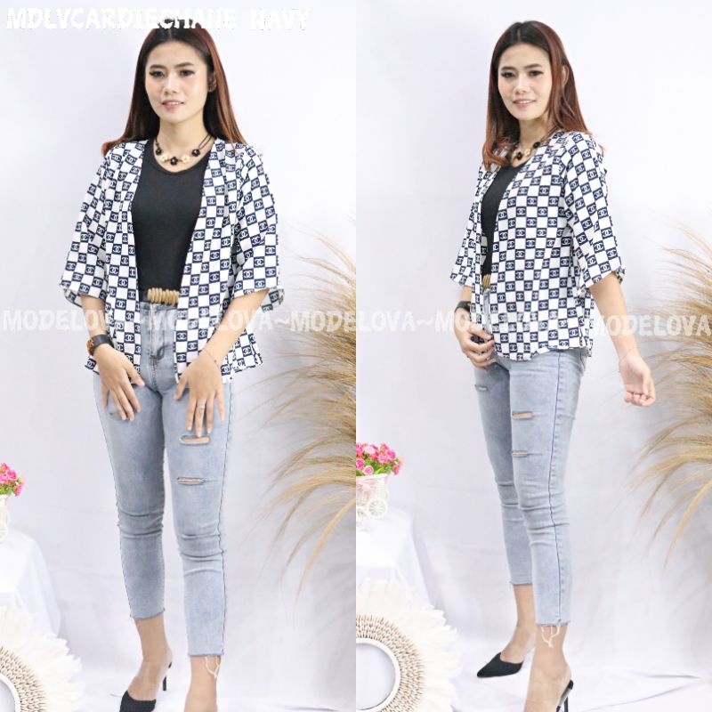 MDLV ~ CARDI SYENEL TWISCONE CARDIGAN CHNL CARDIGAN WANITA OUTER CEWEK BEST SELLER FASHION WANITA