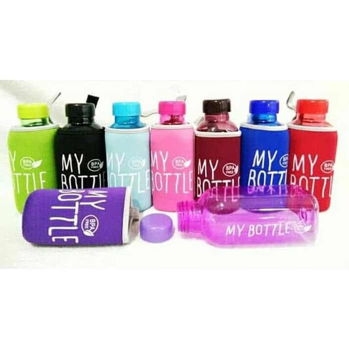 [COD] MY BOTTLE SEGI BULAT 500ML FREE POUCH