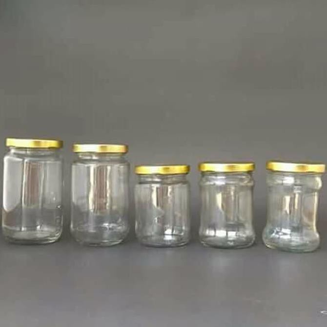 BOTOL KACA BENING (JAR 250ML)