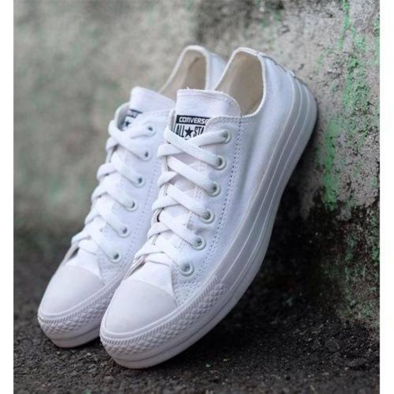 sneakers sepatu converse putih fashion