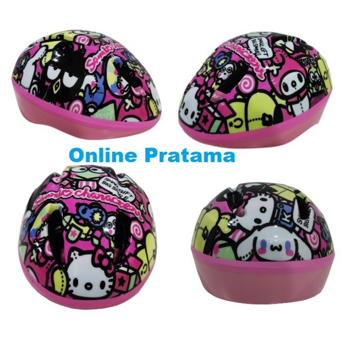 Helm sepeda anak frozen / hello kitty