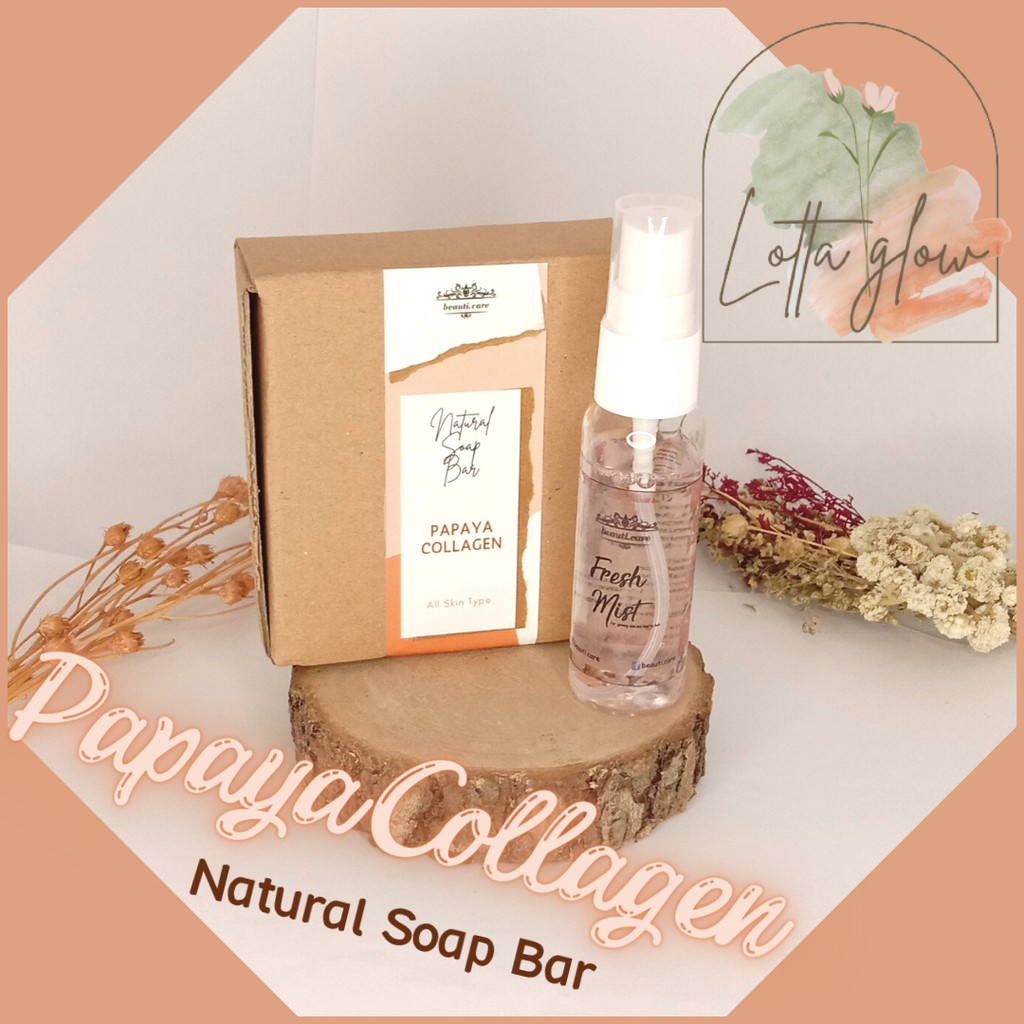 Sabun pemutih pepaya kolagen sabun natural sabun handmade sabun organik