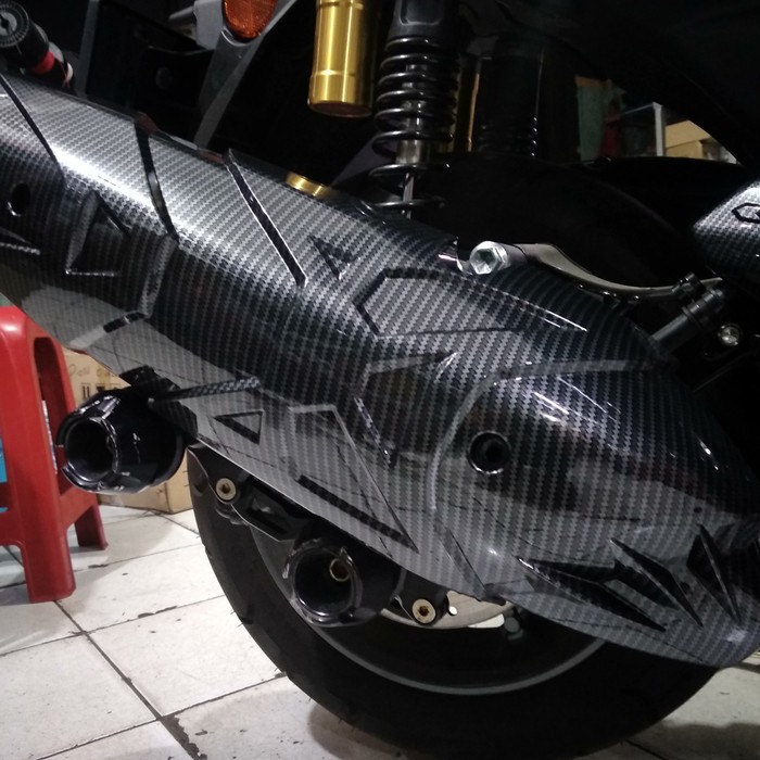 Cover Knalpot Yamaha Nmax New 2020 Carbon Nemo Knalpot NMAX 2020