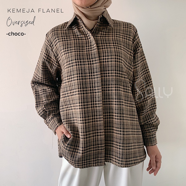 Kemeja flannel-Choco