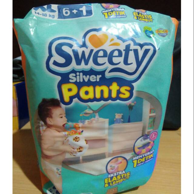 Sweety Silver Pants XL